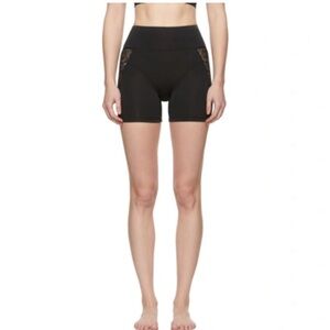 NWT Kiki De‎ Montparnasse Athleisure Lace Inset Biker Shorts